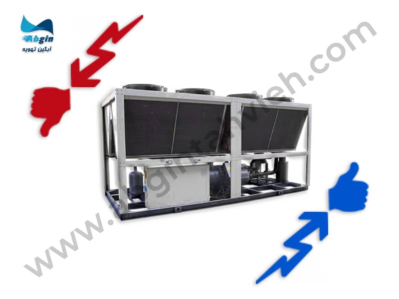 مزایا و معایب چیلر هوا خنک