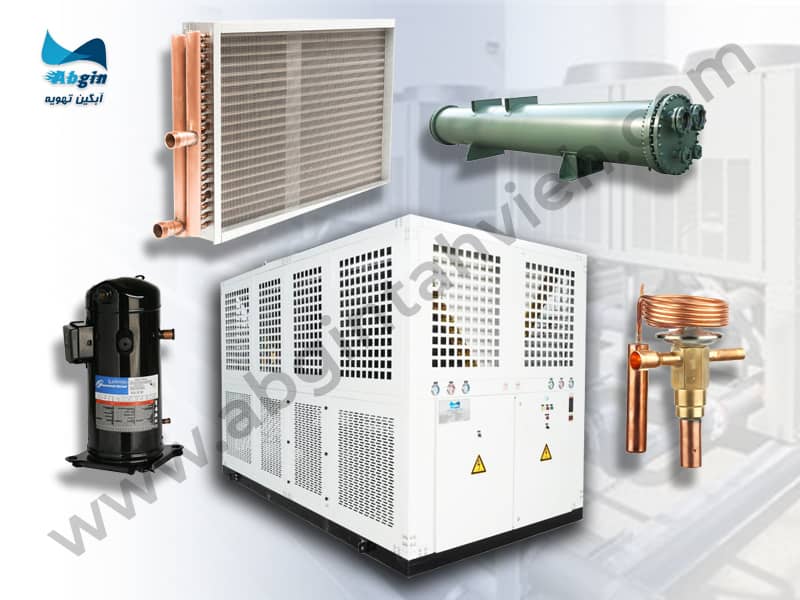 اجزای اصلی چیلرهای تراکمی