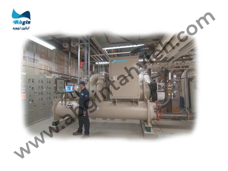 محل نصب چیلر صنعتی