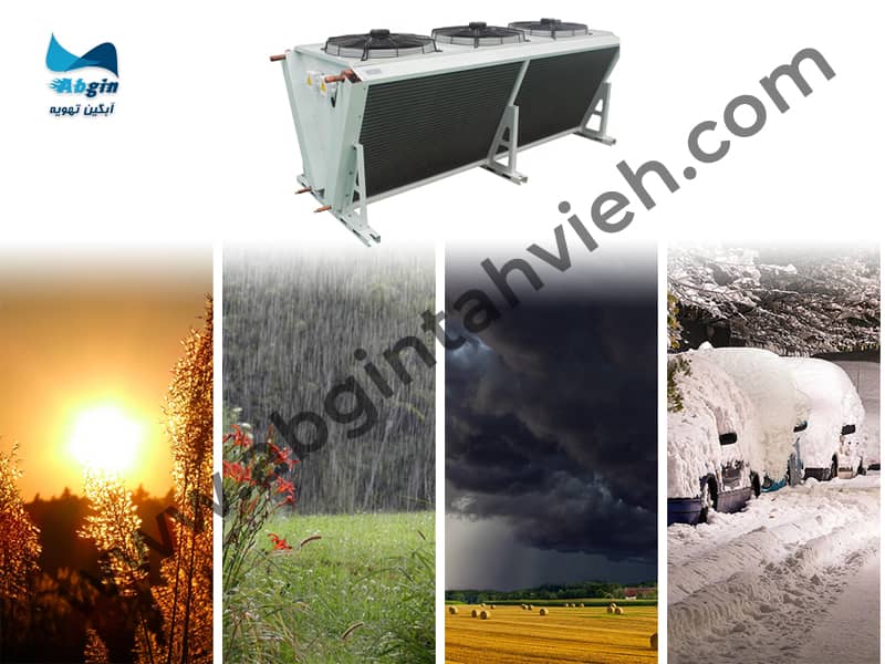 تأثیر اقلیم و شرایط آب و هوایی در کندانسور