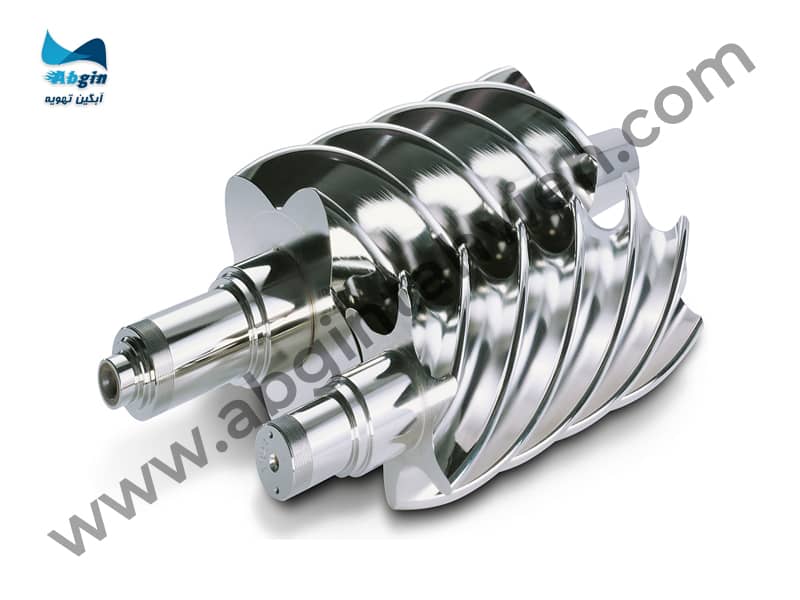 قسمت مارپیچ کمپرسور اسکرو