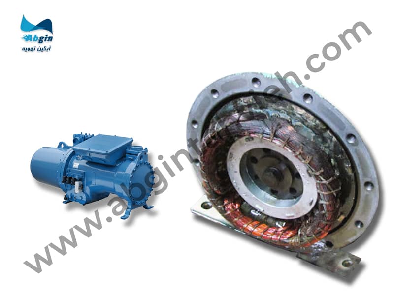 انواع سوختگی کمپرسور اسکرو