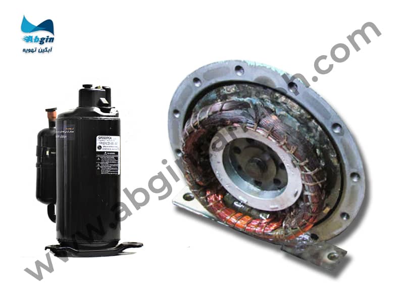 انواع سوختگی کمپرسور روتاری