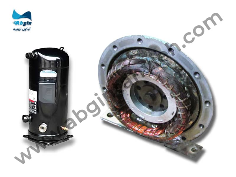 انواع سوختگی کمپرسور اسکرال