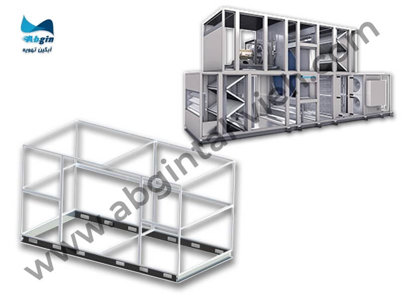 بدنه گالوانیزه یا استیل دستگاه هواساز 