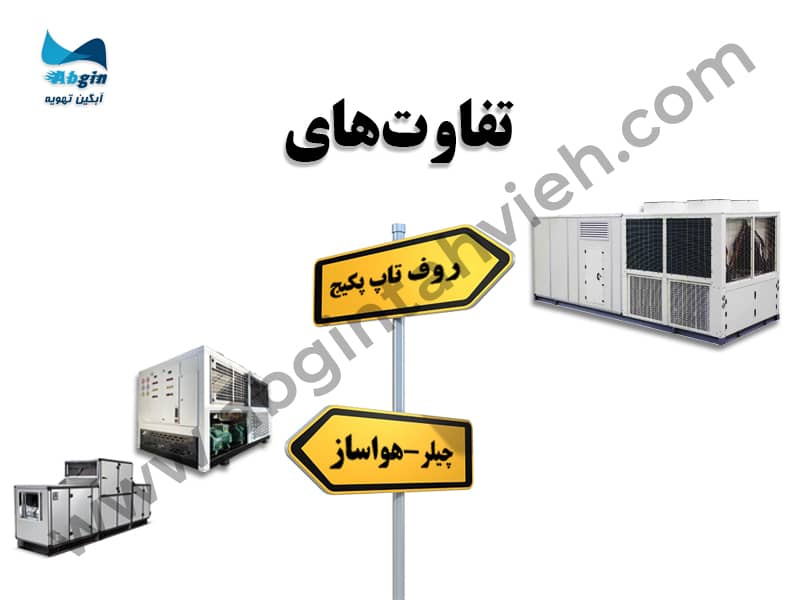 تفاوت روف تاپ پکیج با چیلر-هواساز